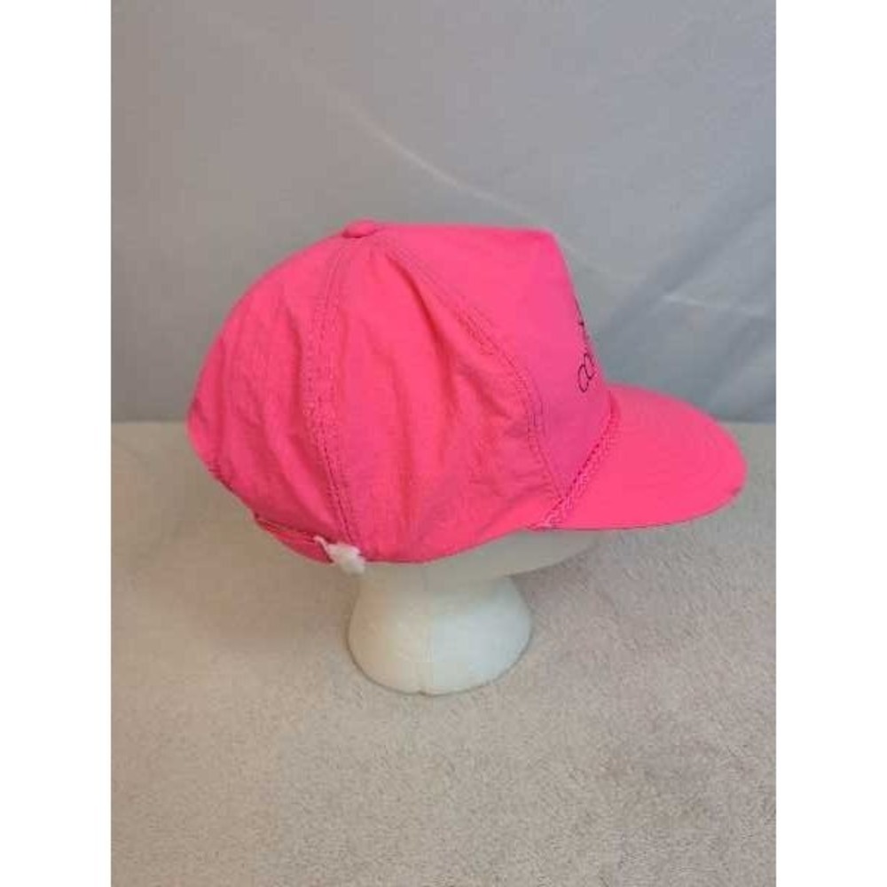 Johnson Controls Neon Pink Embroidered Baseball Cap Hat View 5